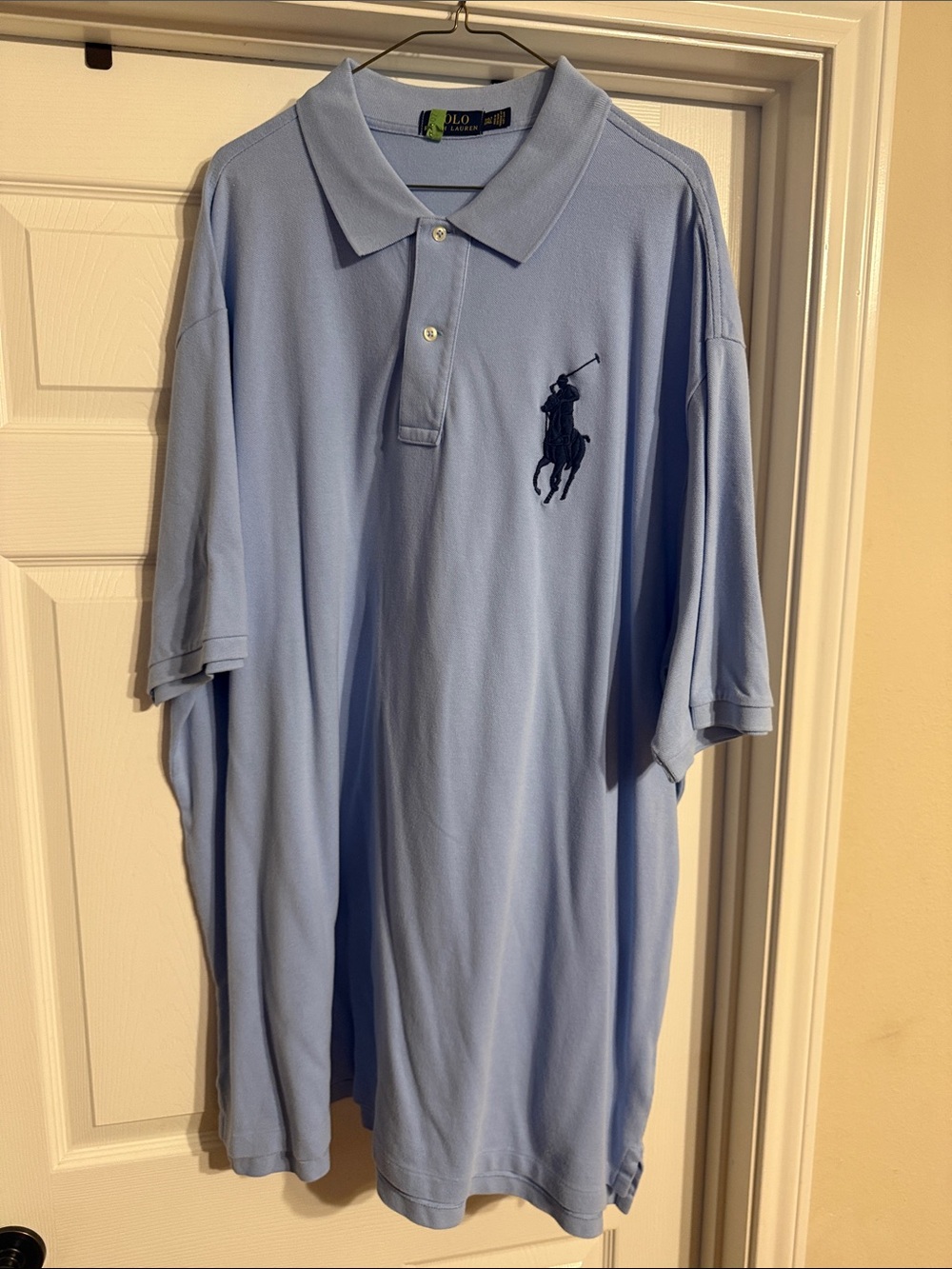 Polo by Ralph Lauren Light Blue Polo with Navy Pony